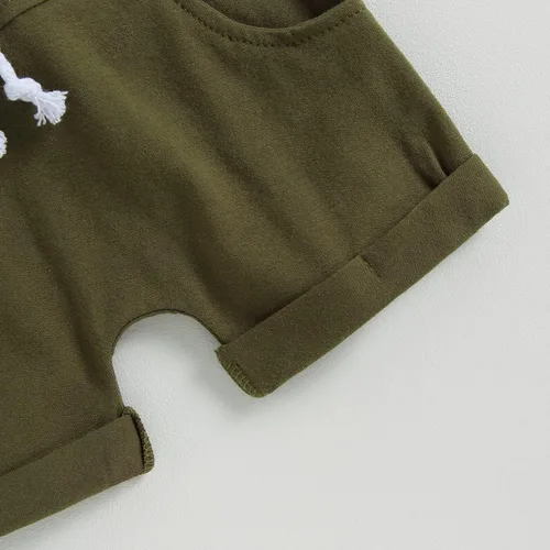 Vista 7 de Conjunto de camiseta de manga corta para bebé niño y niña, camiseta de manga corta, pantalones cortos casuales, ropa para recién nacidos, 6, 12, 18