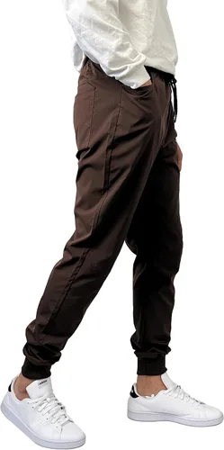 Vista 3 de Southpole Men's Basic Tech Woven Track Jogger Pants, Quick Dry, Lightweight, Stretchable