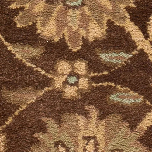 Vista 4 de SAFAVIEH Antiquity Collection - Alfombra decorativa de 4 x 6 pies, marrón y verde, hecha a mano, lana oriental tradicional, ideal para zonas de alto