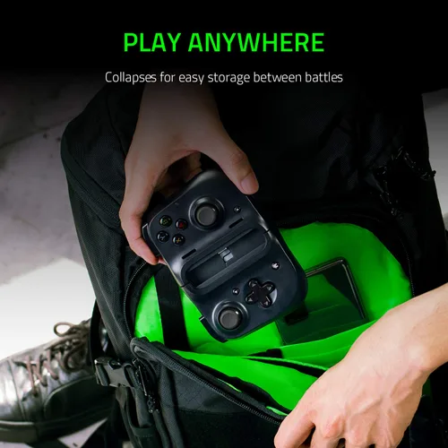 Vista 6 de Razer Kishi Mobile Game Controller Gamepad for Android USB-C Xbox Game Pass Ultimate xCloud Stadia GeForce NOW Luna - Passthrough Charging - Low