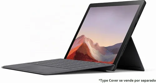 Vista 2 de Tablet Microsoft Surface Pro 7, pantalla táctil de 12.3", Intel Core i7, 16 GB de memoria, unidad de estado sólido de 512 GB Negro mate