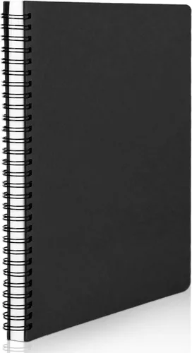 Vista 21 de EUSOAR - Cuaderno rayado A5 con espiral, para escritura, viajes, notas, diario, bocetos, para estudiantes, oficina, negocios, tapa de 3