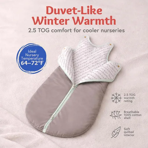 Vista 3 de Saco de Dormir Baby Deedee Sleep Nest Azul Dream