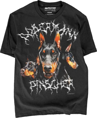 Vista 18 de Camiseta de Heavy Metal de los 80s con Animal en Negro - 100% Algodón - para Hombre y Mujer