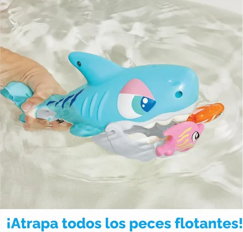Vista 4 de Kidoozie Splish 'n Splash - Tiburón mordedor, juguete de bañera para niños a partir de 2 años