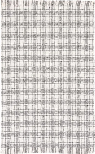 Vista 11 de SAFAVIEH Natura Collection - Alfombra de pasillo, 2 pies 3 pulgadas x 7 pies, gris y marfil, hecha a mano, lana con flecos, ideal para zonas de alto