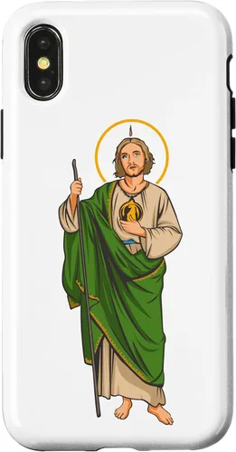 Vista 5 de Funda para iPhone 16 San Judas Tadeo. Santo De Las Causas Difícil