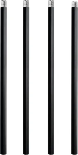 Vista 8 de Varilla de extensión roscada M12 de latón cepillado para luz colgante, iluminación de islas, candelabros, varillas descendentes y vástagos