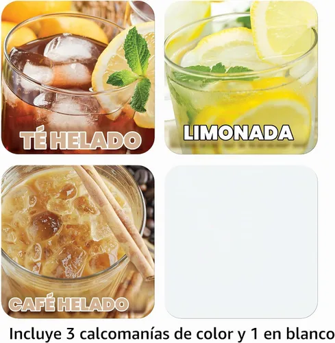 Vista 2 de Winco - Dispensador delgado de acero inoxidable para té helado de 3 galones