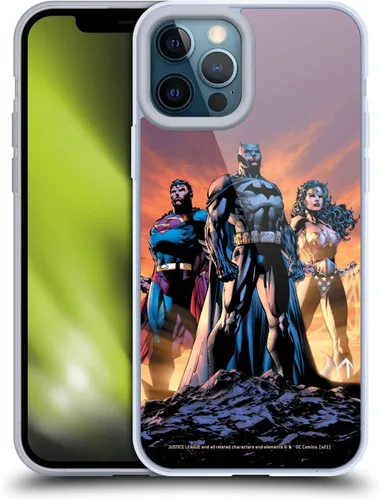 Vista 103 de Head Case Designs Funda de gel con licencia oficial de la Liga de la Justicia DC Comics #10 Darkseid War Comic Book Cover
