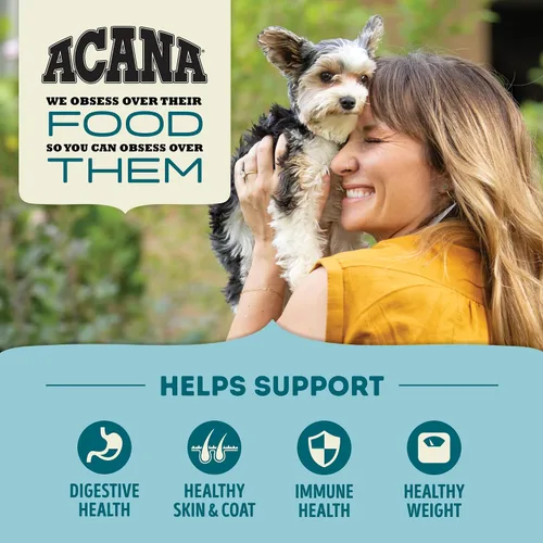 Vista 3 de ACANA Alimento seco sin granos para perros Receta de pescado de agua dulce Bolsa de 25 libras