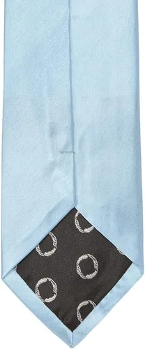 Vista 529 de tiemart Corbata de color sólido para hombre Longitud estándar