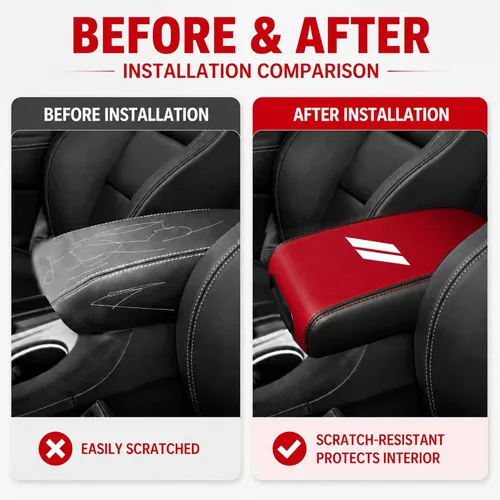 Vista 40 de YOSRTER Accesorios para Dodge Durango 2011-2018 2019 2020 Funda para reposabrazos de consola central, caja interior, decoración de reposabrazos