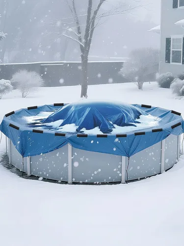 Vista 7 de 48 piezas de clips para cubierta de piscina de invierno de 4.7" - Kit de cierre de piscina para piscinas de pared de acero sobre el suelo