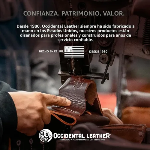 Vista 6 de Occidental Leather H.D. Cinturón de trabajo de 3 pulgadas