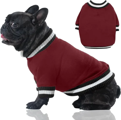 Vista 10 de FUAMEY Sudadera para Perro, Suéteres de Invierno para Perro, Ropa Cálida para Perro, Chaleco para Perro, Sudadera Gruesa para Cachorro, Suéter