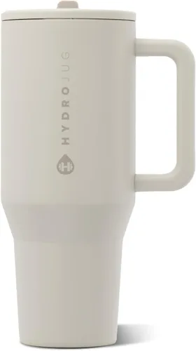 Vista 38 de HydroJug Traveler - Botella de agua de 40 onzas con asa y pajita abatible - Cabe en portavasos, vaso resistente a fugas - Reutilizable, aislado