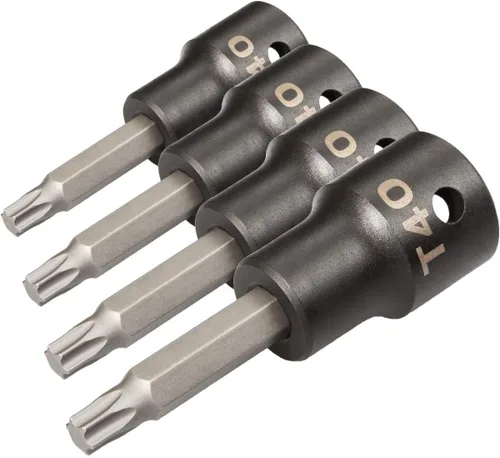 Vista 8 de Tekton - Juego de cabezas de destornillador Torx de 1/2 pulgada x T40 de impacto SIB24240