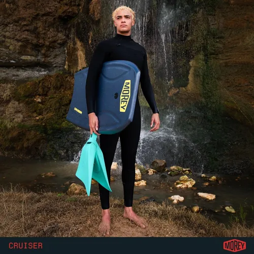 Vista 8 de MOREY® Cruiser, la tabla de bodyboard original; tablas corporales de tamaño completo de 42.5 pulgadas para playa, para todos los niveles