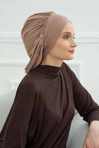 Vista 3 de Aisha's Design Turbante instantáneo para mujer, 95% algodón, bufanda para la cabeza, gorro para dormir