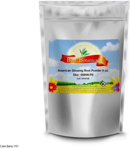 Vista 3 de Best Botanicals Polvo de raíz de ginseng 8 oz.