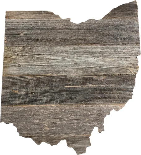 Vista 10 de Letrero de madera rústica de Alabama para casa de campo, decoración del hogar de pared estatal, es un gran regalo temático de AL para recién