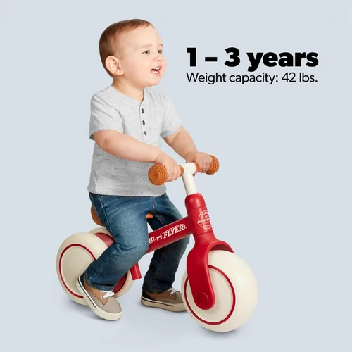 Vista 2 de Radio Flyer Bicicleta de equilibrio Steady Start, para niños de 1 a 3 años