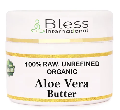 Vista 10 de Manteca de aloe vera orgánica cruda 100% pura, natural y sin refinar Hidratante para la piel para rostro, cuerpo y cabello 4 OZ/115 GM Marfil