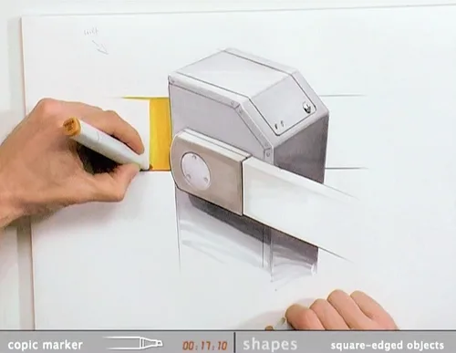 Vista 3 de Copic Marcadores Diseño de Producto Rendering DVD, Vol 2