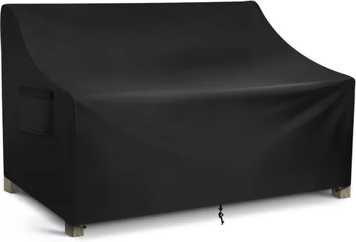 Vista 8 de WLEAFJ Funda impermeable para sofá de patio, funda de sofá biplaza para exteriores, funda resistente para sofá al aire libre, fundas grandes