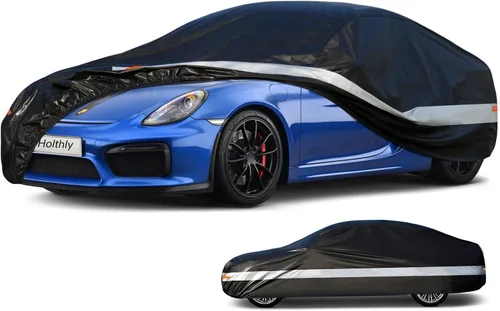 Vista 33 de Funda para Automóvil de 10 Capas Impermeable para Todo Clima para Coupé Hatchback, 100% Impermeable Fundas para Automóvil de Exterior Ajuste