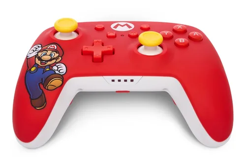 Vista 8 de PowerA Wireless Controller for Nintendo Switch - Mario Joy