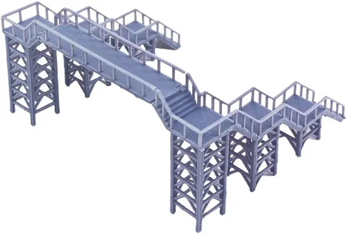 Vista 2 de Outland Models Pasarela aérea Estándar (2 escaleras) Escala 1:160 N