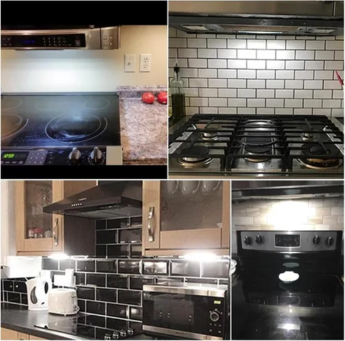 Vista 6 de Bombillas LED E17 de 6 W para microondas, reemplaza la bombilla halógena de 125 V 40 W para Whirlpool GE sobre la estufa, campana extractora