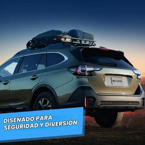 Vista 3 de Mictuning Upgraded 41"x30" organizador de carga neta auto camión de malla elástica de carga trasera – Ajuste Universal para SUV camiones mini