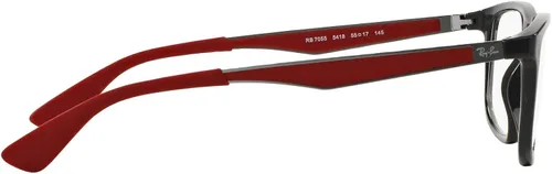 Vista 4 de Ray-Ban RX7055 - Gafas para hombre color gris brillante 2087in