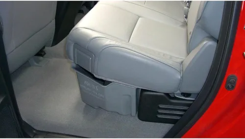 Vista 3 de DU-HA DuHa 60061 - Almacenamiento para debajo del asiento para Toyota Tundra 2007-2021 con subwoofer de fábrica Organizador de asiento trasero