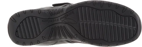 Vista 6 de Drew Shoe Mocasines Antwerp para mujer, piel negra, poliuretano, 8.5 W, Negro