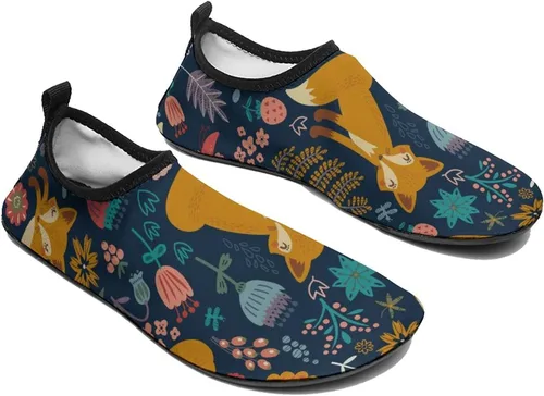 Vista 5 de Happy Fox - Zapatos de agua descalzos para playa, natación, caminar