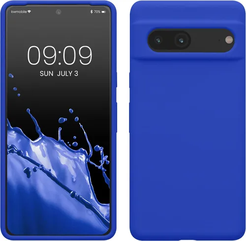 Vista 16 de kwmobile Funda compatible con Google Pixel 7 - Funda de silicona TPU con acabado suave - Piedra antigua