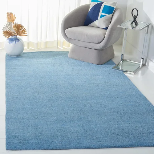 Vista 36 de SAFAVIEH Himalaya Collection - Alfombra decorativa, 2 x 3 pies, color azul, lana hecha a mano, ideal para zonas de alto tráfico en entrada, sala