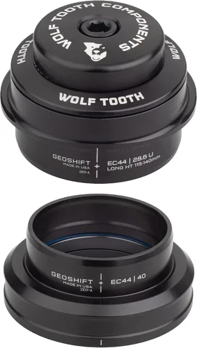 Vista 4 de Wolf Tooth EC44 Superior EC49 Lower GeoShift Auriculares de ángulo de rendimiento de 2 grados cortos bike-headsets-and-accessories