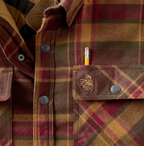 Vista 4 de Legendary Whitetails Maplewood - Chaqueta tipo camisa con capucha para hombre