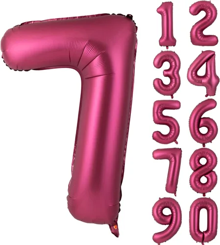 Vista 91 de Globos gigantes de helio de aluminio de 40 pulgadas, color negro, globos digitales grandes del número 0 para decoración de fiesta de cumpleaños