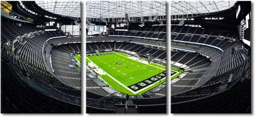 Vista 46 de TUMOVO MetLife Stadium - Decoración de pared de Nueva York, 3 piezas, lienzo, arte de pared para decoración del hogar, juegos de fútbol americano