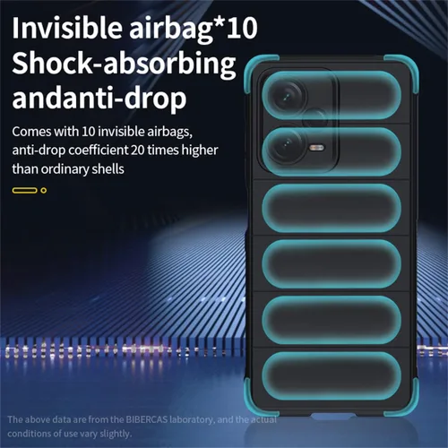 Vista 3 de Funda compatible con Xiaomi Redmi Note 12 Pro Plus 5G Funda de silicona suave a prueba de golpes a prueba de arañazos a prueba de polvo resistente