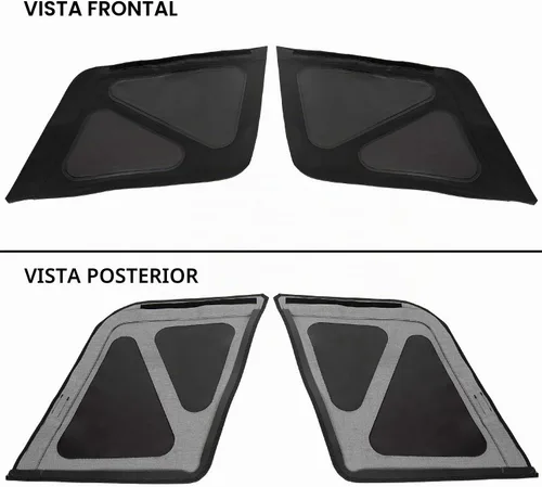 Vista 9 de ECOTRIC Parte superior blanda de ventanas tintadas, compatible con Suzuki Sidekick/Geo Tracker 1995-1998, cubierta superior suave para senderos