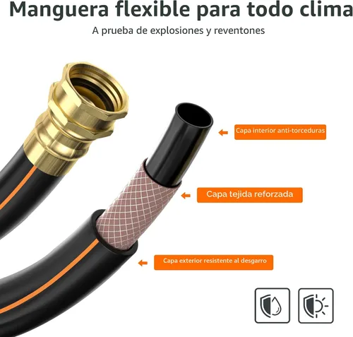 Vista 8 de Giraffe Tools Carrete de manguera retráctil montado en el suelo, 1/2 pulgada x 82 pies, carrete de manguera de jardín de rebobinado automático