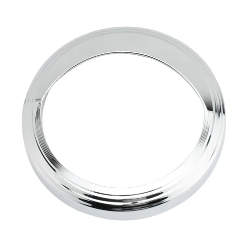 Vista 2 de Dreamseek Velocímetro de 5 pulgadas, anillo de ajuste cromado, bisel de calibre de velocidad con cubierta de visera compatible con Harley Touring