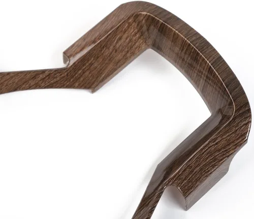 Vista 2 de Voodonala Adorno Decorativo de Volante con Veta de Madera Cubierta de Volante de Automóvil para Ford F150 F250 F350 Super Duty 2015 2016 2017 2018